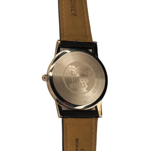 Mickey Mouse Disney Red Black Silver Face Watch Stitched 11200331 Time Works main image 5